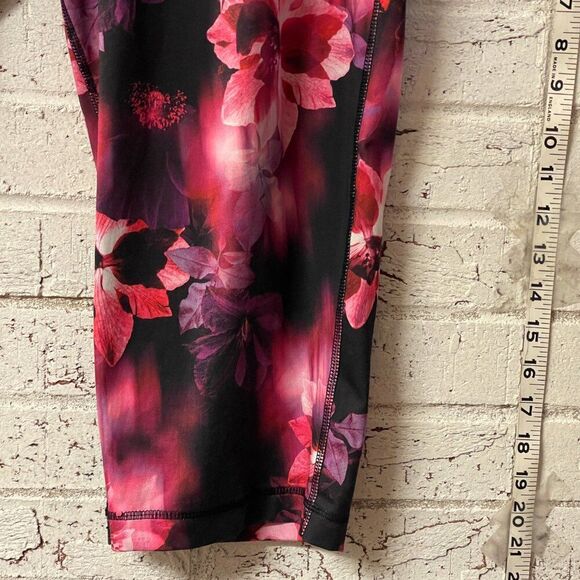 🌸 Danskin Move Floral Capri Leggings XXL Plus Size - Picture 3 of 11